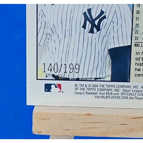 Juan Soto #289 2024 Topps Archive Rainbow Foil SSP 140/199 Yankees - Picture 6 of 7